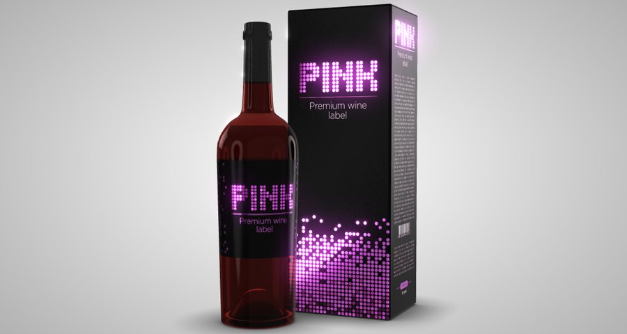 Wine bottle — 3D Product View
