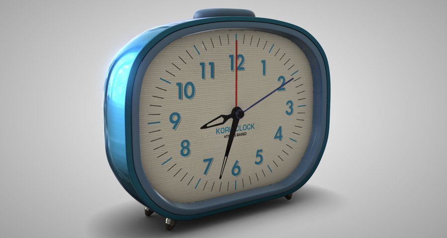 Alarm clock — 3D Product View