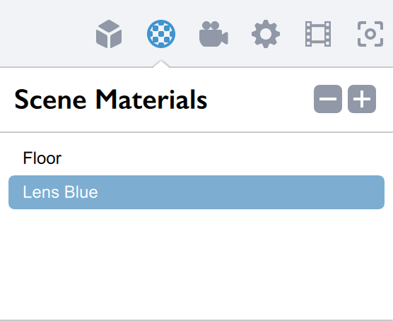 Koru scene materials list