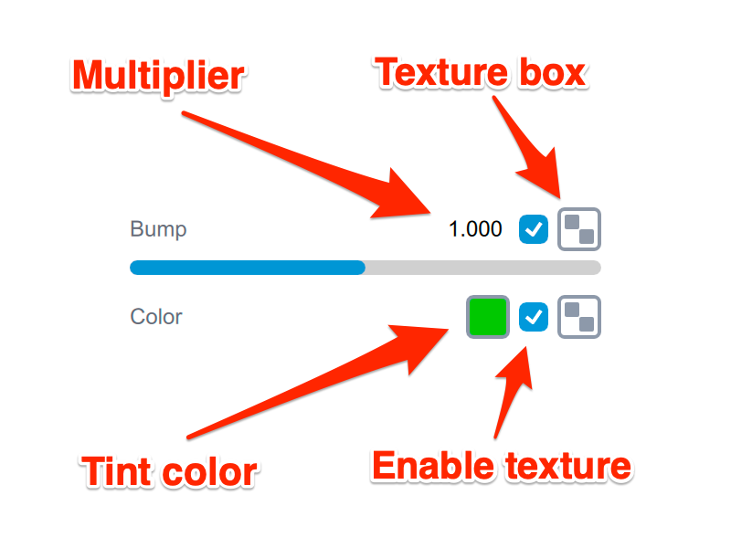 Texture control in Koru material explained