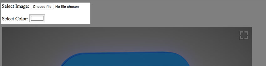 File and color pickers in HTML exported by Koru